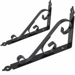 2 Pièces Equerre Etagere Murale, Support Etagere Equerre Charge Lourde, Support Etagere Murale Équerre Étagère De 90 Équerre Murale en Métal Charge