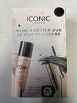 (7) ICONIC London Name a Better Duo Giftset Prep Set Glow Original & Mascara Set