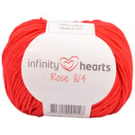 Infinity Hearts Rose 8/4 Garn Unicolor 19 RÃ¸dt