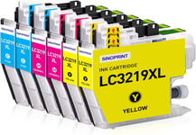 LC3219XL Cartouches d'encre compatibles pour Brother LC3219 LC3217 pour Brother MFC-J6930DW MFC-J5330DW MFC-J5730DW MFC-J6530DW MFC-J5335DW MFC-J5930DW MFC-J6935DW(2 cyan,2 magenta,2(Q1558)