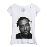 T-Shirt Femme Col Echancré Ol' Dirty Bastard Rapper Rap Hip Hop Photo 90's Wu Tang Clan