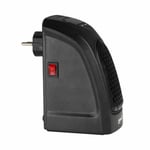 Mini Prise Murale Chauffage 400W Noir Raydan Home