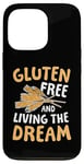 Coque pour iPhone 13 Pro Sans gluten et vivre le rêve d'un régime sans pain