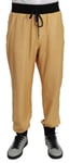 Dolce & Gabbana Pantalon Or Year Of The Pig Coton Homme IT44/ W30/ XS