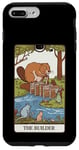 iPhone 7 Plus/8 Plus Fun Tarot Card The Builder Beaver Building Spiritual Reader Case