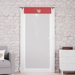 Soleil d'ocre, Brise bise Pur Coton 70x200 cm Love Rouge