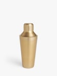 John Lewis Stainless Steel Cocktail Shaker, 750ml, Gold