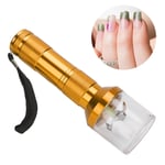 (Gold)Nail Powder Mixer Blender Aluminum Electric Tobacco Grinder HOT