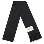 Barbour Plain Dark Grey Lambswool Scarf