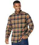 Fjallraven Men's Singi Heavy Flannel M Long Sleeved T shirt, Brown, XXL UK