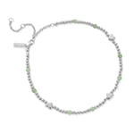 ChloBo SANAHEART In Bloom NEW LOVE Aventurine Anklet - 925 Jewellery