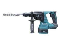 Makita DHR243Z - Roterande hammare - sladdlös - 3-läge - SDS-plus - 2 joule - inget batteri - SOLO