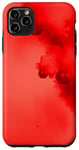 Coque pour iPhone 11 Pro Max Rouge Art Abstrait Minimal Esthétique