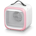 Portable air refroidisseur d'air usb Mini climatiseur Humidificateur Purificateur Purificateur Eau Ice Fan (rose version de mise à niveau) Coxolo
