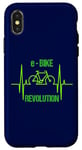 iPhone X/XS eBike Revolution Bicycle Electric Heartbeat Funny EKG Pulse Case