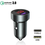 For Samsung Galaxy M13 Car Charger USB-C Car Charger Type C Charging Adapter