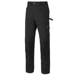 Dickies Mens GDT 290 Workwear Durable Trousers Black WD 4930 32R Knee Pad Pocket