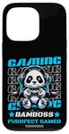 Coque pour iPhone 13 Pro Graphique de jeu vidéo Panda Gaming pour hommes, garçons, femmes, enfants