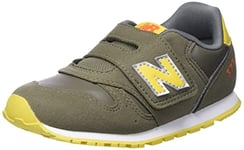 New Balance 373 Hook and Loop Sneaker, Green, 4.5 UK