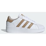 adidas Original Sneaker Superstar - Vit/brun, storlek 42