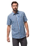 Jack Wolfskin Napo River Shirt Chemise Homme, Night Blue Checks, FR : S (Taille Fabricant : S)