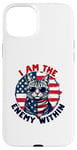 Coque pour iPhone 15 Plus I Am The Enemy Within Harris Trump Funny US Election 2024