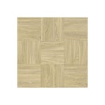 Décoweb - Sol Vinyle Style - Parquet Mosaïque rétro - Chêne clair - Rouleau de 2m x 4m