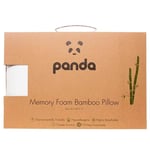 White Pillow Panda Memory Foam Bamboo Pillow Tripple Layer Soft Hypoallergenic