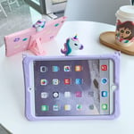 Trolsk Purple Unicorn (iPad 10,2) - Cute Kids Case with strap