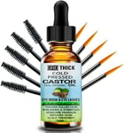 100% Pure Organic Castor Oil Large 50ml for Eyelashes Eyebrows Hair Growth ❤️🔥✅