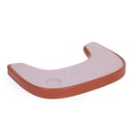 CHILDHOME - Tablette pour chaise haute Evolu avec napperon en silicone - Terracotta