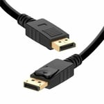 DisplayPort-kabel PcCom PCCES-CAB-DP14-3M Sort 4K Ultra HD 3 m