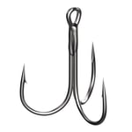 MHSHKS Crochets De Pêche Hameçon À Carpe High Carbon Steel Hameçon De Pêche Super Sharp Triple Barbed Fish Hook (Size : 6#-20PCS)