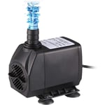 Aiducho - Pompe à Eau Submersible 2500 l/h 45 w Pour Aquarium, Aquarium, Fontaine à Eau Douce Et Marine