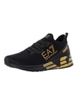 EA7Mesh Logo Trainers - Black/Gold