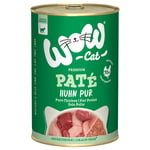 Økonomipakke WOW Cat Adult 12 x 400 g - Ren kylling