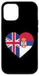 iPhone 12/12 Pro Serbian heritage UK Serbia British Flag Serbian Flag Case