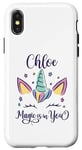 iPhone X/XS First Name Chloe Personalized I Love Chloe Case