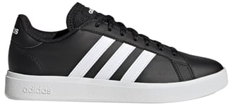 adidas Women's Grand TD Lifestyle Court Casual Shoes Sneaker, Core Black/FTWR White/Core Black, 3.5 UK