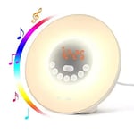 Alarm Clock Digital LED Wake Up Light Sunrise Alarm Clock **Quick Dispatch**