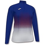 Joma Sweatshirt Running pour Femme, Taille M, Bleu Royal/Blanc