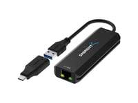 Sabrent USB-A and USB-C to 2.5 Gigabit Ethernet Adapter