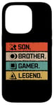 iPhone 14 Pro Son Brother Video Gamer - Legend Gaming Case