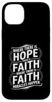 iPhone 14 Plus Where there is hope there is faith christian black women Case