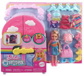 Barbie Chelsea Doll & Closet Toy Playset with Clothes toy New with Box