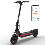 Trottinette Électrique Adulte A1 Pliable 10' Écran LED Bluetooth APP Rouge - Neuf