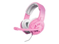 Trust Gaming GXT 411P Radius - Micro-casque - circum-aural - filaire - jack 3,5mm - rose