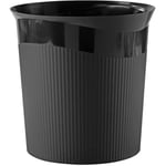 HAN - Corbeille à papier Re-LOOP 18148-913 13 l (ø x h) 288 mm x 287 mm Plastique recyclé noir 1 pc(s) W676122