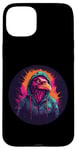 Coque pour iPhone 15 Plus Pink Bird Street Urban Graffiti Outrun Synthwave Esthétique