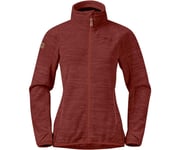 Bergans Hareid NoHood Fleece Jacket Women Chianti Red